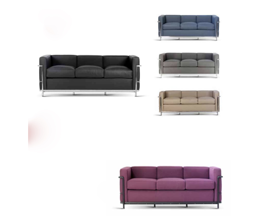 LC2X - 2 x Armchair DS/21 + 1 x 3-er Sofa DS/23 