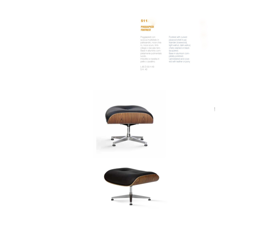 Lounge Chair Ottomane