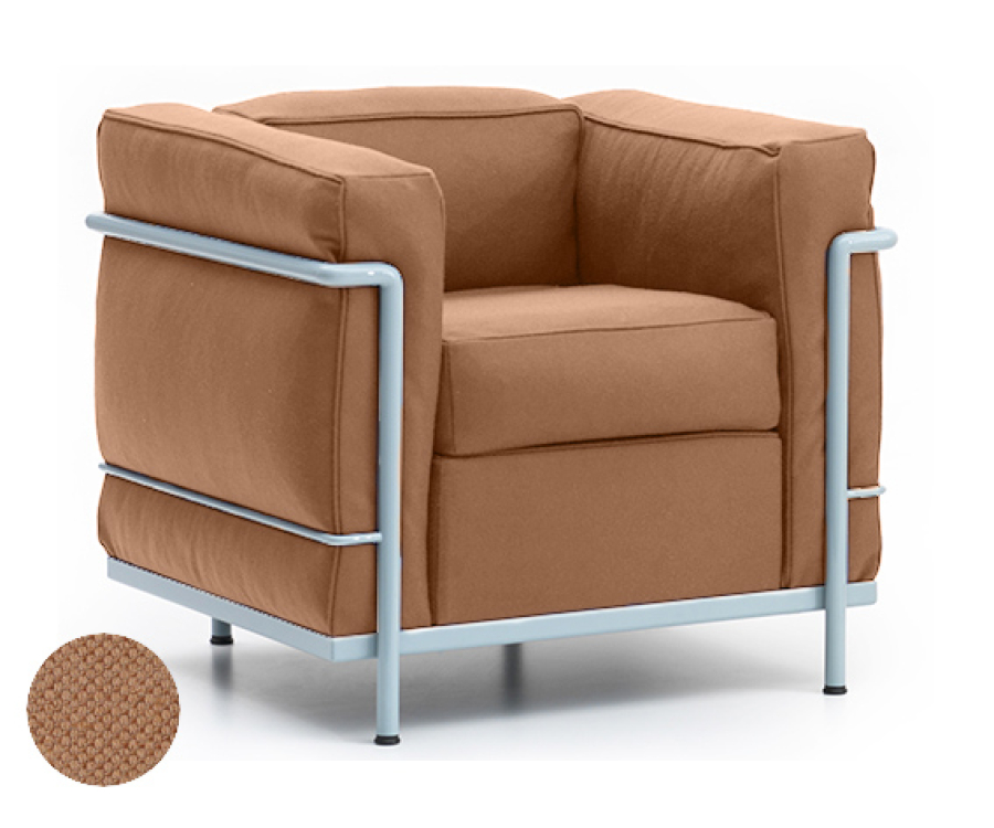 Le Corbusier LC2 Sessel, Cassina (7141), Leder-Sessel, Sessel