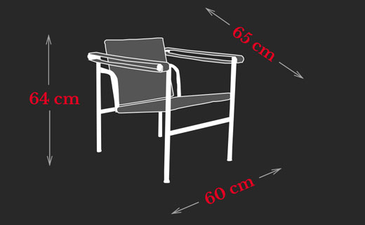 Le Corbusier LC1 Basculant Maße