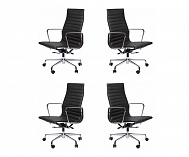 4 x Aluminium Group Executive Chair